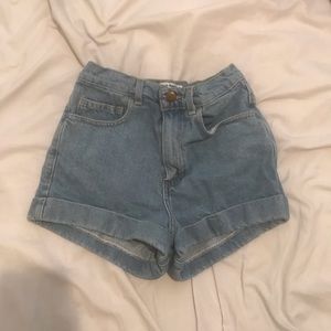 American Apparel Jean Shorts